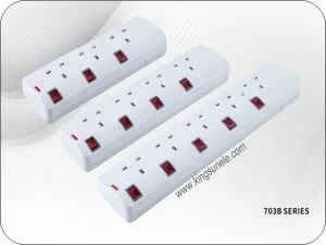 Soicéad Síneadh 5 Úsáid Baile Soicéad Gang 13Amp UK